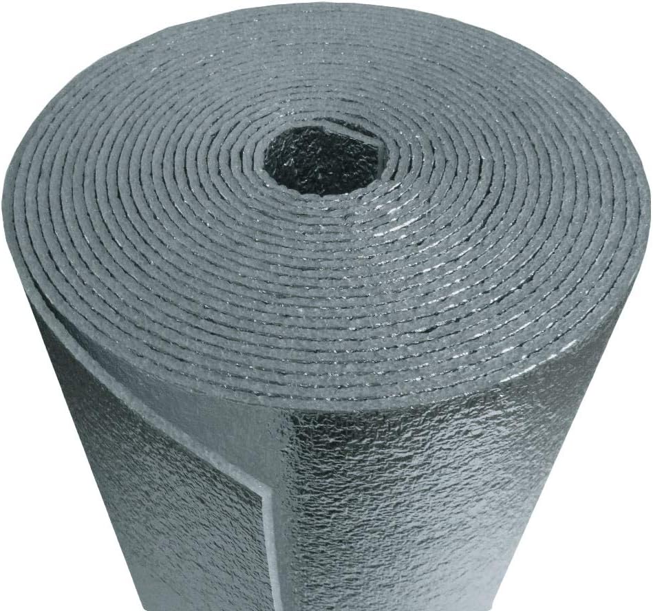 US Energy Products Car Insulation Kit - 4' x 20' Roll (80 Sqft) Sound Deadener & Heat Barrier Mat