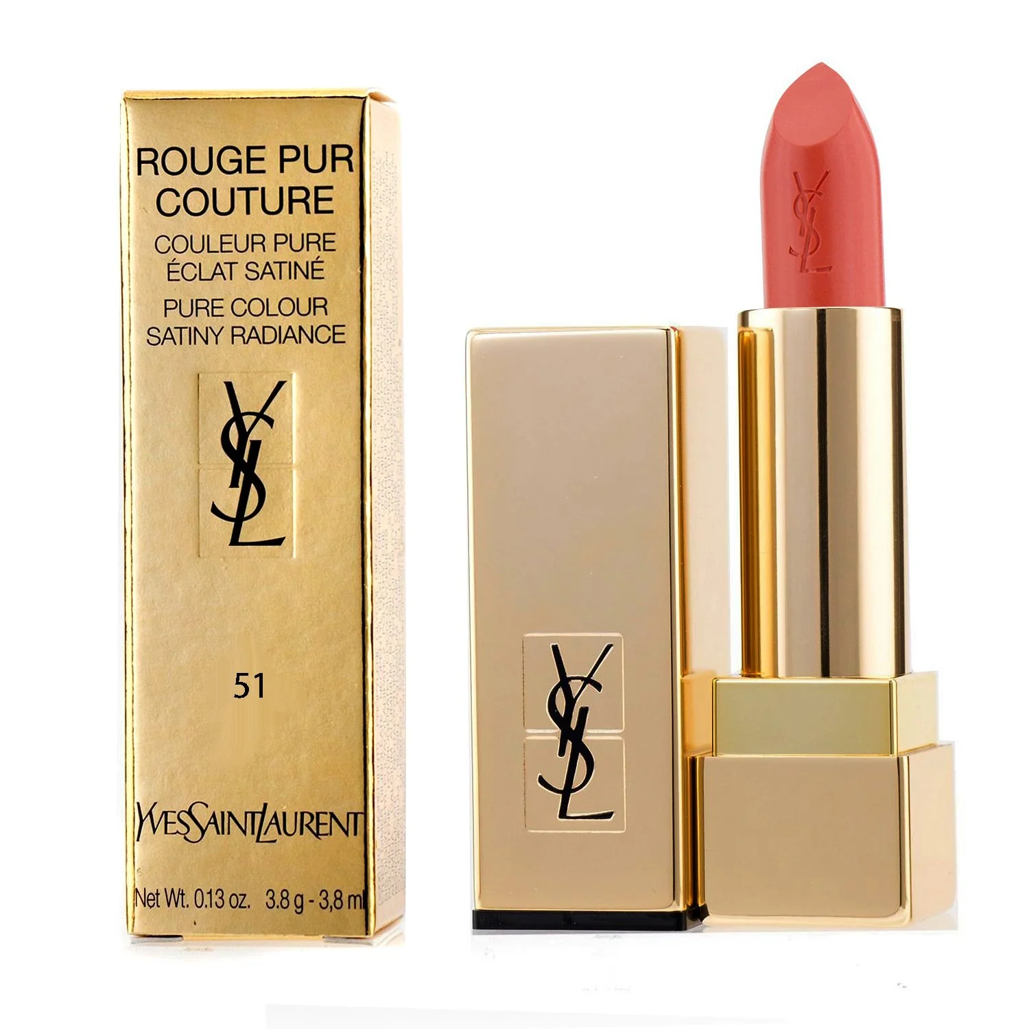 Yves Saint Laurent Rouge Pur Couture - #151 Rouge Unapologetic  3.8g/0.13oz
