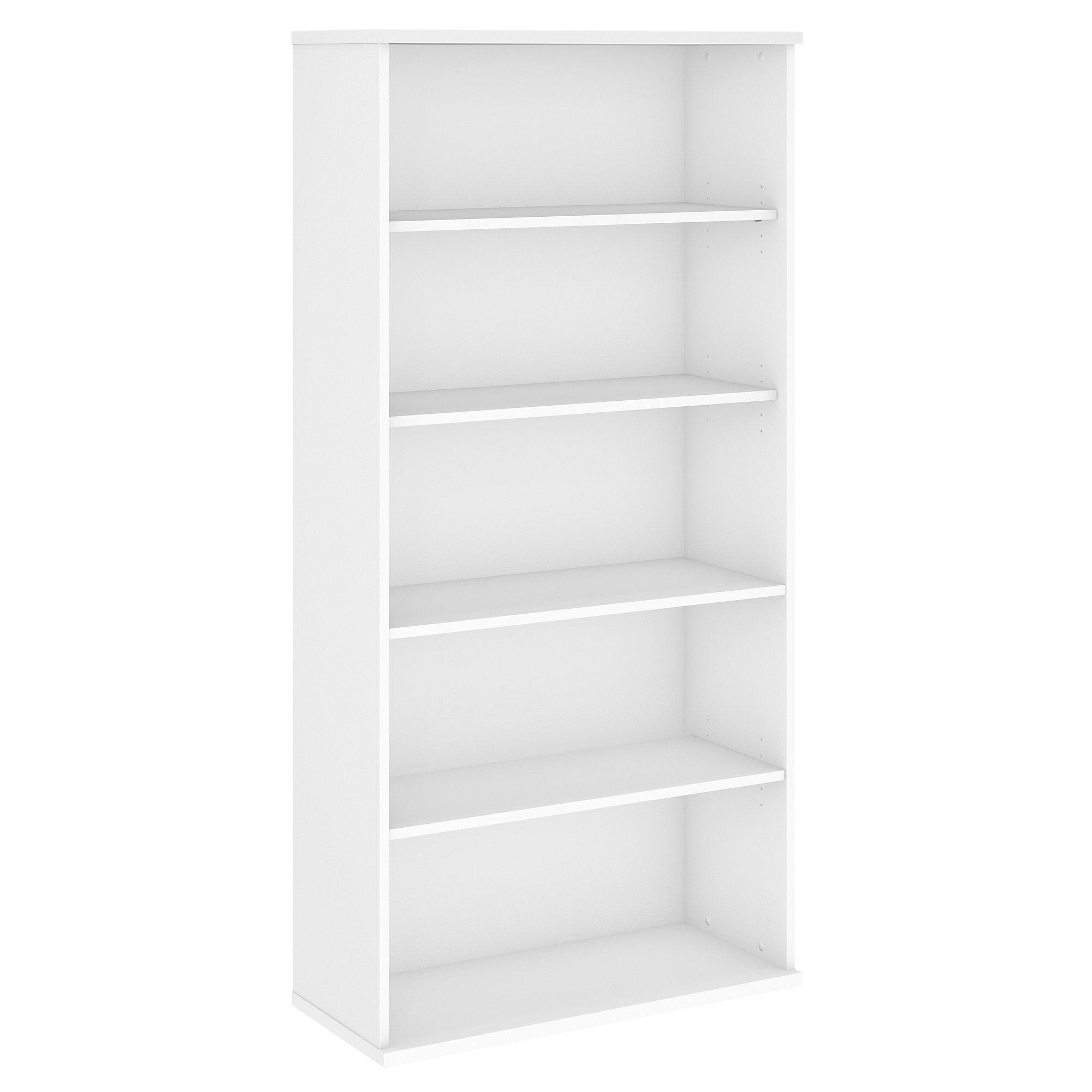 BBF - Bookcase - 5 shelves - wood composite - storm gray