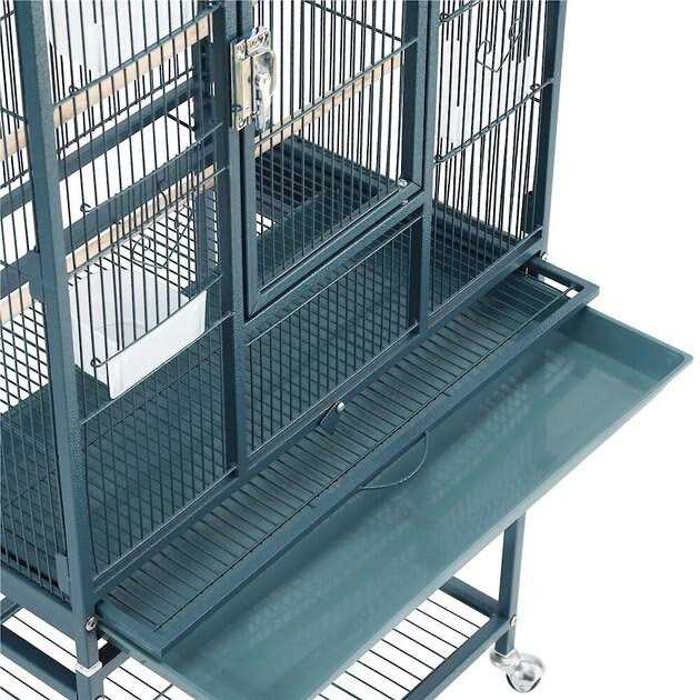 Yaheetech 54-in Rolling Metal Large Parrot Cage Mobile Bird Cage with Detachable Stand - Pet Supplies online store
