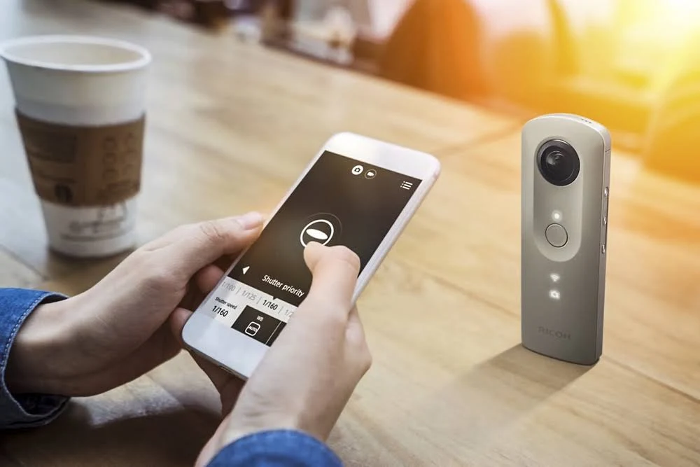 Ricoh Theta SC 360 Spherical Digital Camera - Beige