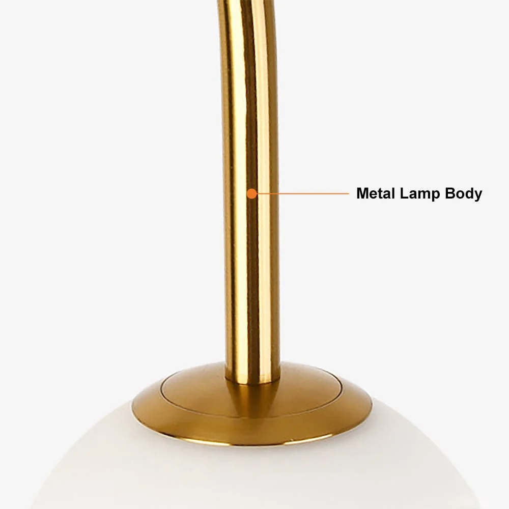 Homary 60" Modern Arc Floor Lamp with Shelf in Gold with Glass Shade & Marble Base for Living room Bedroom and Game Room