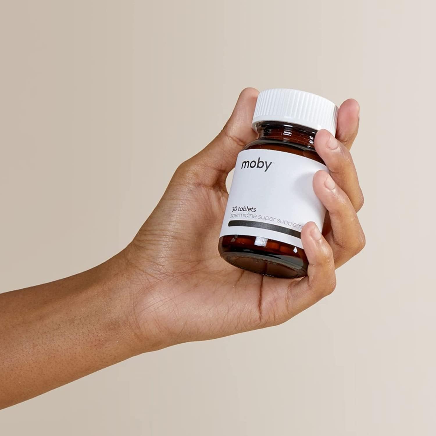 Moby Spermidine Supplement - Over 100x More Potent Than Wheat Germ Extract - 10mg Per Capsule - 99% Pure Spermidine - Clinically Tested