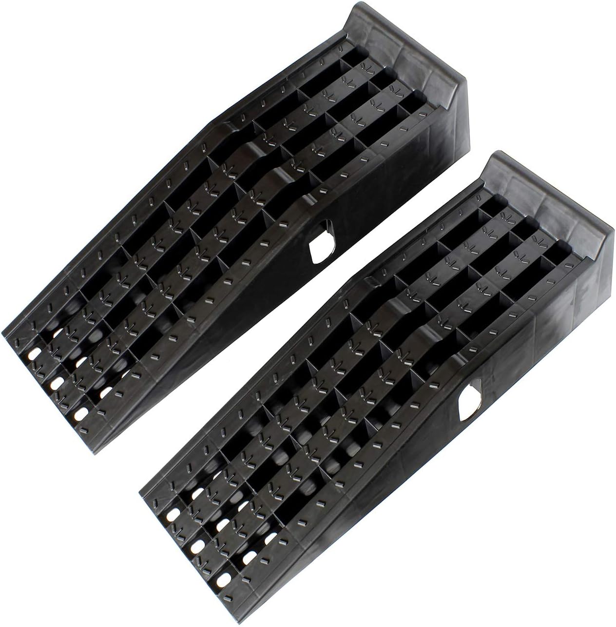 BISupply Vehicle Service Ramp Set – 6.3in Car Lift 2 Ton Heavy Duty Truck Ramps for Vehicle Maintenance, 2 Pack