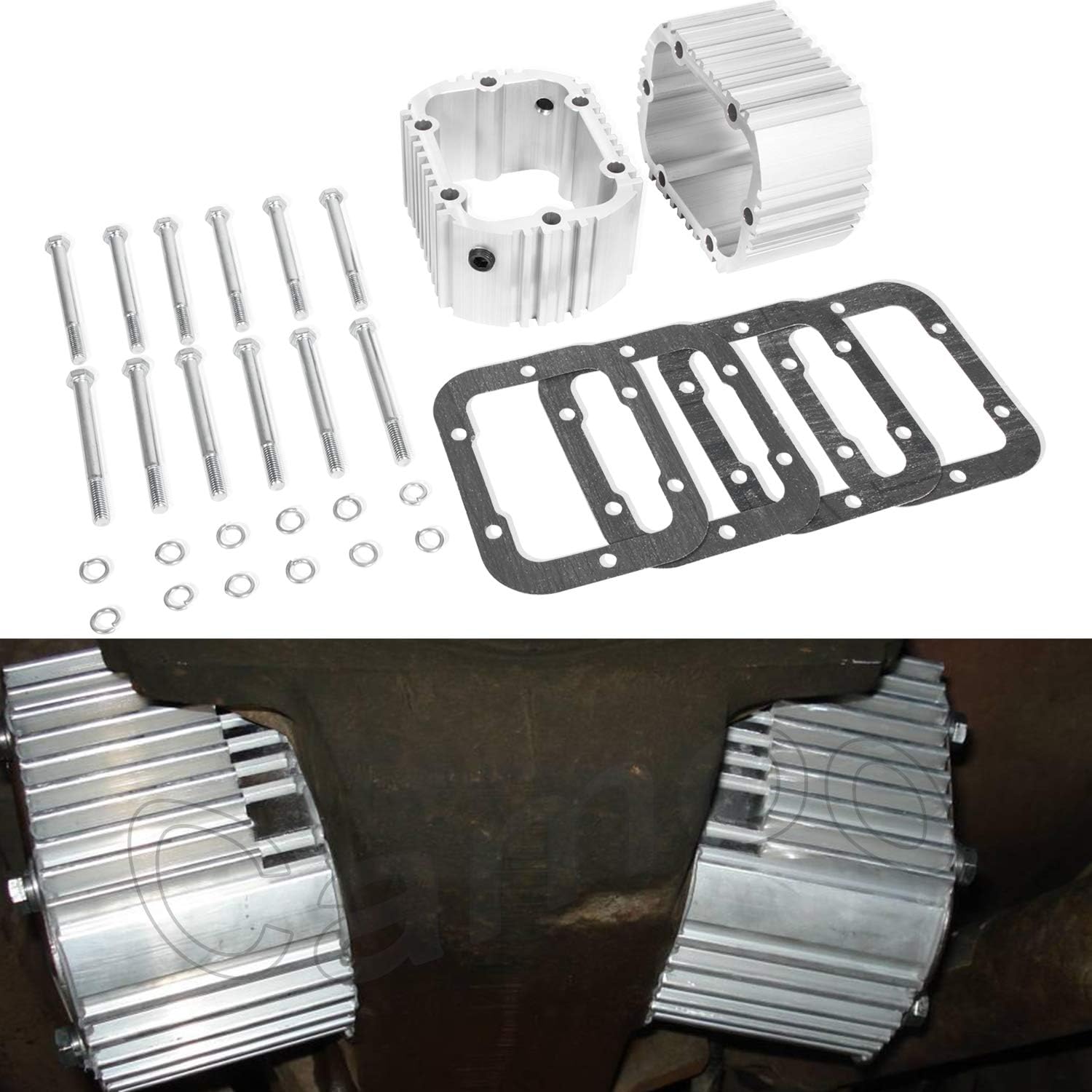 Manual Transmission Coolers Kit PTO For GM/Dodge NV4500 NV5600 G56, For Ford ZF 5 ZF6 Transmissions