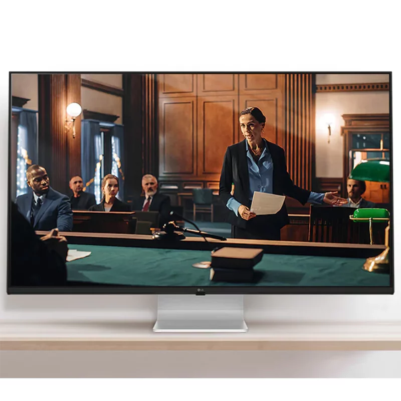LG 43SQ700S 42.5 inch 4K HDR IPS Smart Monitor - White