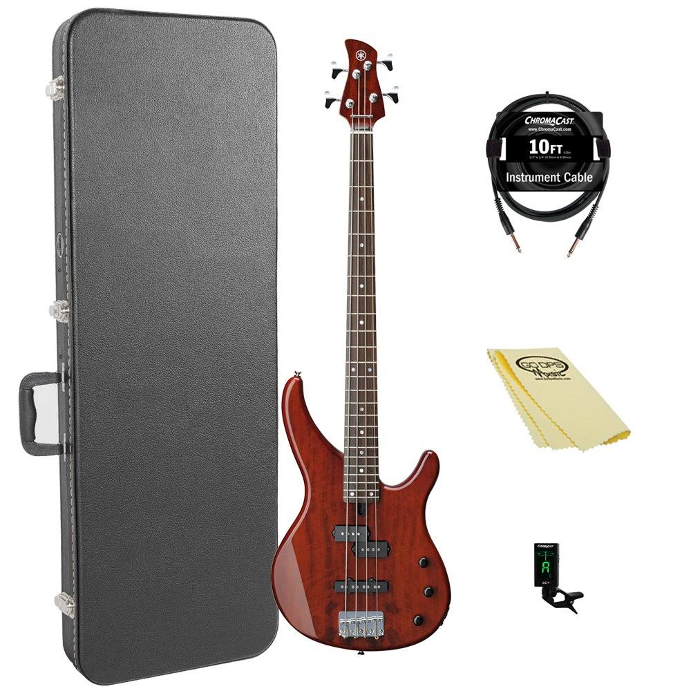 Yamaha TRBX174EW RTB 4-String Bass Guitar Pack