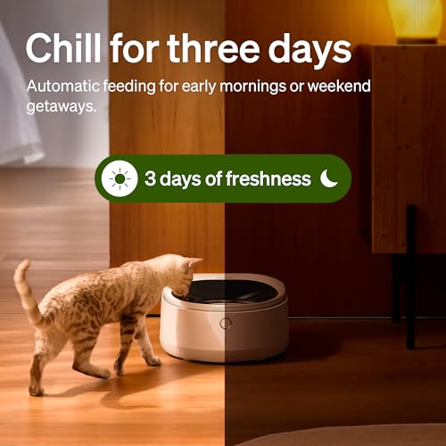 PETLIBRO Automatic Cat Feeder Wet Food Refrigerated New Upgraded APP Control,3 Days Freshness 3 Meals