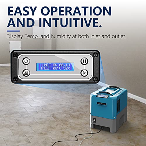 ALORAIR 180PPD Commercial Dehumidifier for Crawl Space & Basement, Wi-Fi APP Controls with Pump, Capacity up to 85 PPD at AHAM Condition