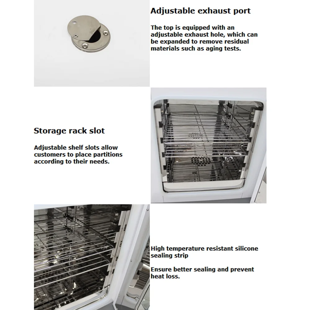 Electric Blast Drying Oven Digital Forced Air Convection Drying Oven Automatic Fan Speed Regulation