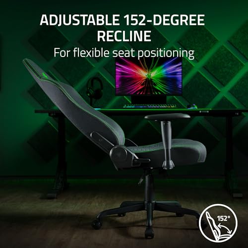 Razer Iskur V2 X Ergonomic Gaming Chair: Built-in Lumbar Support - Widened Seat Base - High Density Foam Cushions - Adjustable 152 Degree Recline