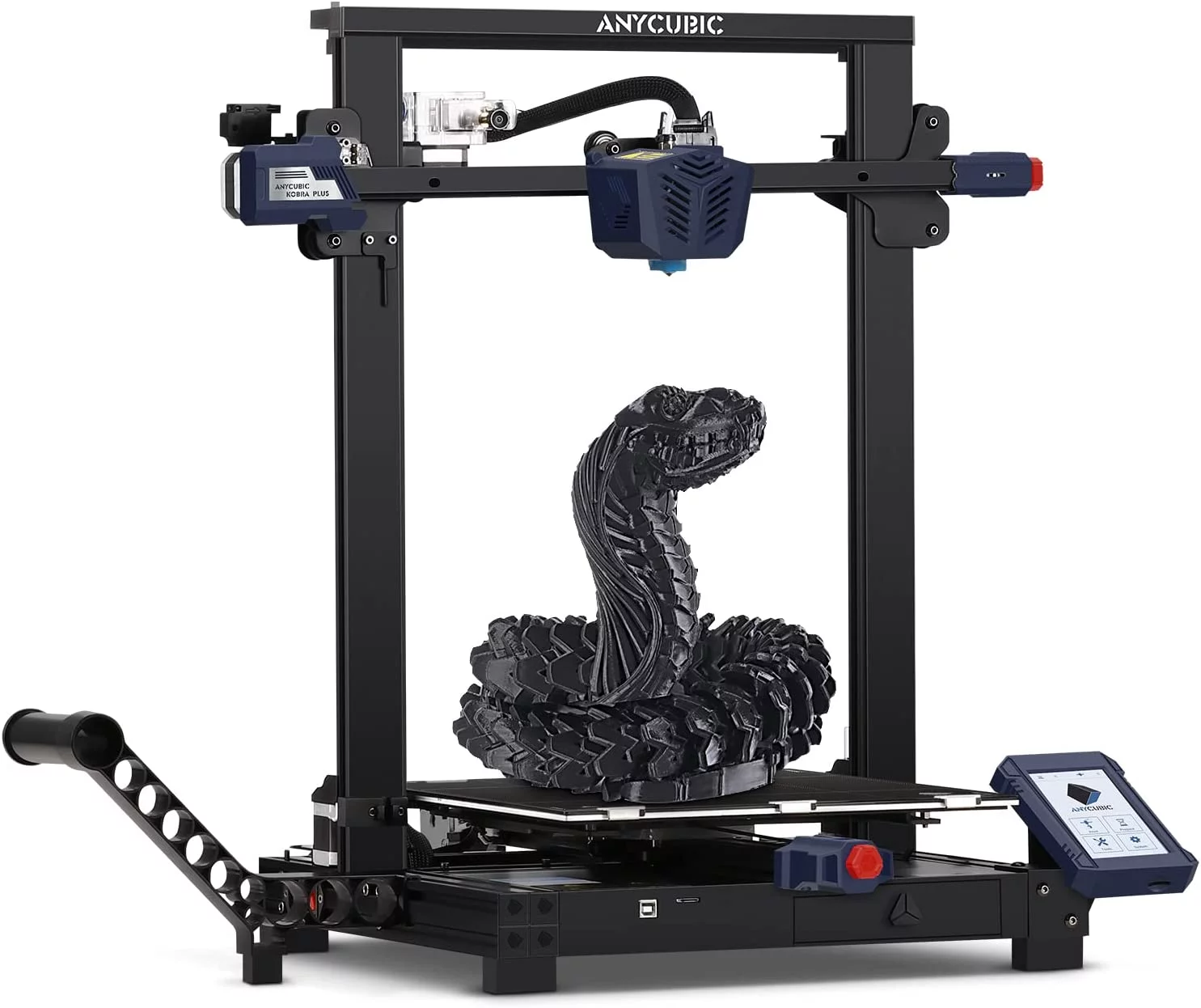Anycubic 3D Printer Kobra Plus Auto Leveling, Large 3D Printer with Smart Precise 25-Point Leveling, Large Build Volume 13.8x11.8x11.8inch