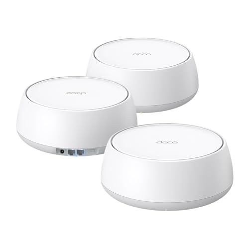 TP-Link Deco X55 AX3000 WiFi 6 Mesh System - Covers up to 6500 Sq.Ft, Replaces Wireless Router and Extender, 3 Gigabit Ports per Unit