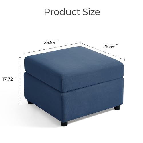 LINSY HOME Modular Sectional Sofa, Convertible U Shaped Sofa Couch with Storage, Memory Foam, Modular Sectionals with Ottomans