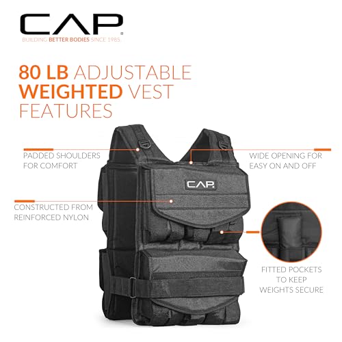CAP Barbell Adjustable Weighted Vest | Various Sizes