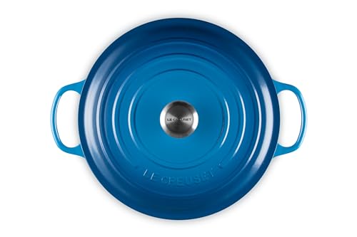 Le Creuset Enameled Cast Iron Signature Round Dutch Oven, 5.5 qt., Cerise