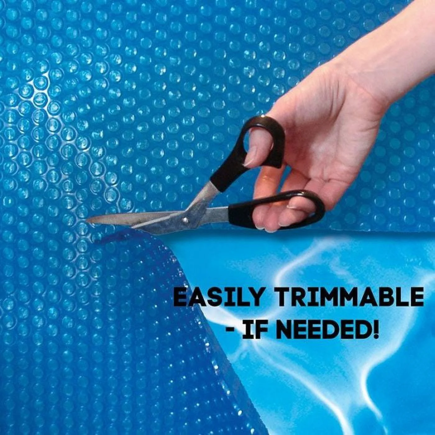 Harris C.R.S. Covering Pools Heat Retention Solar Covers For In-Ground Swimming Pools | Retain Sun/Solar Heat By Lowering Evaporation Rate Up To 75%