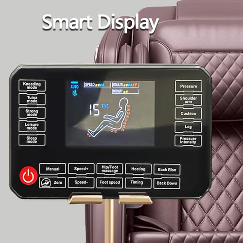 Massage Chair Full Body, Zero Gravity Massage Recliner Chairs with Hip Heat, Foot Massage and Air Massage System for Touch Screen Controller