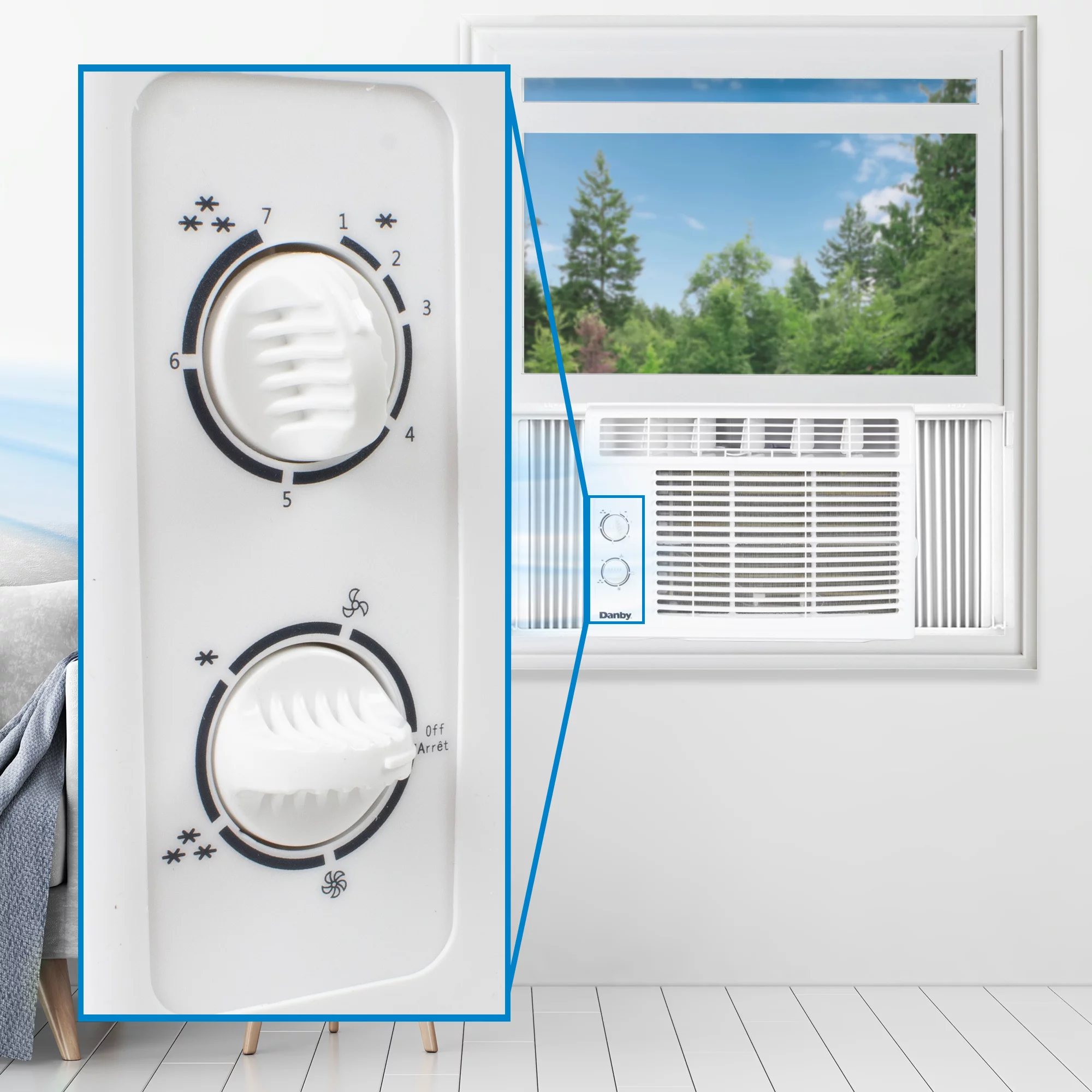 Danby DAC050MB1WDB 5000 BTU Window AC in White