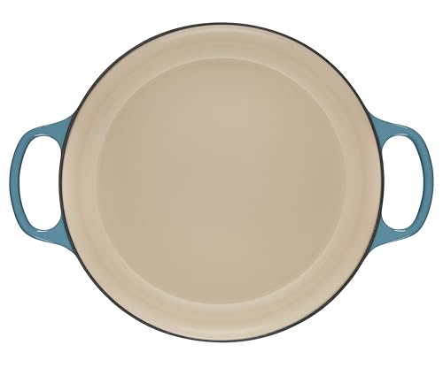 Le Creuset Enameled Cast Iron Signature Round Wide Dutch Oven, 6.75 qt., Cerise