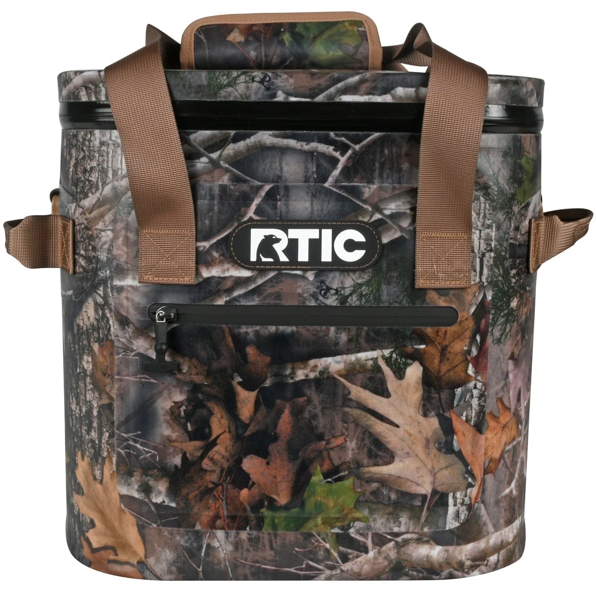 RTIC 20 Can Soft Pack Cooler, Leakproof Ice Chest Cooler with Waterproof Zipper, Blue/Grey
