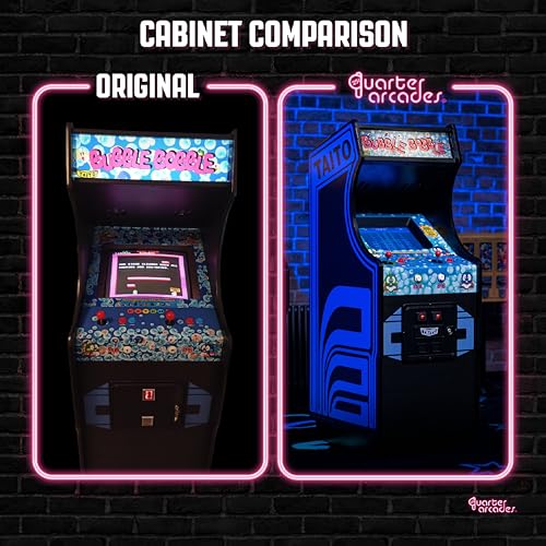 Numskull Quarter Arcades Teenage Mutant Ninja Turtles Collector's Edition Mini Arcade - 1/4 Scale Authentic Wooden Replica, Original ROM