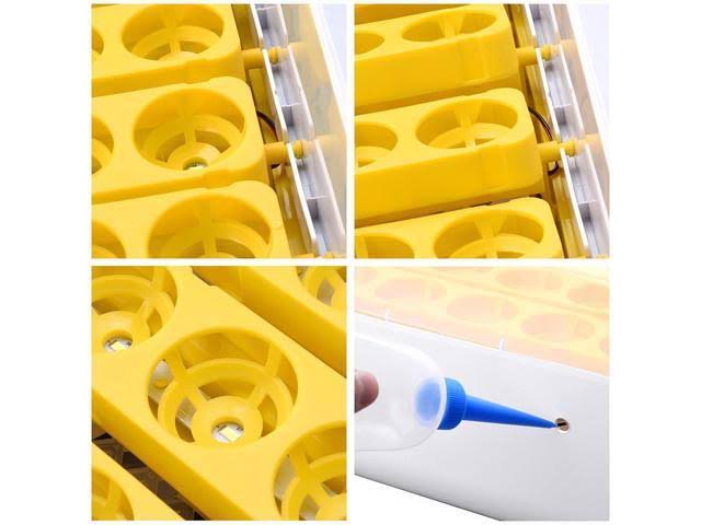 Yescom Digital 56 Egg Incubator Hatcher Temperature Control Automatic Turning with Built-in LED Candler