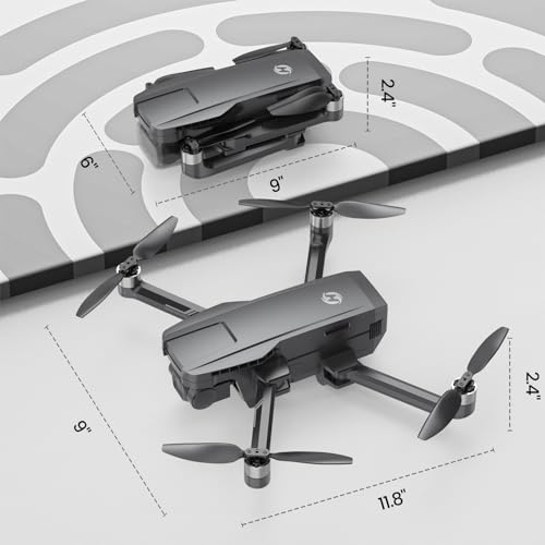 Holy Stone HS720G 2-Axis Gimbal Drones with 4K EIS Camera, 2 Batteries 52-Min Flight Time, Brushless Motors, GPS Auto Return, Video Transmission