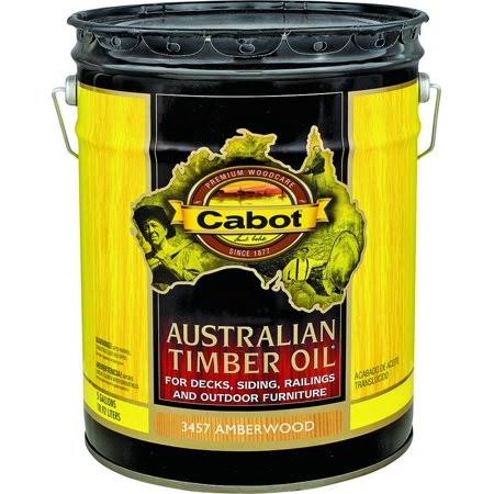 Cabot 3457 Australian Timber Oil, Amberwood 5G
