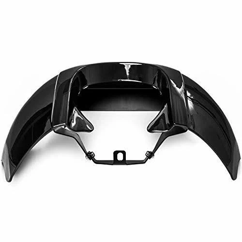 Krator Black u0026 Clear Tall Fairing Windshield Club Style Kit for 2006-2017 Harley-Davidson Dyna - Modification May Be Require