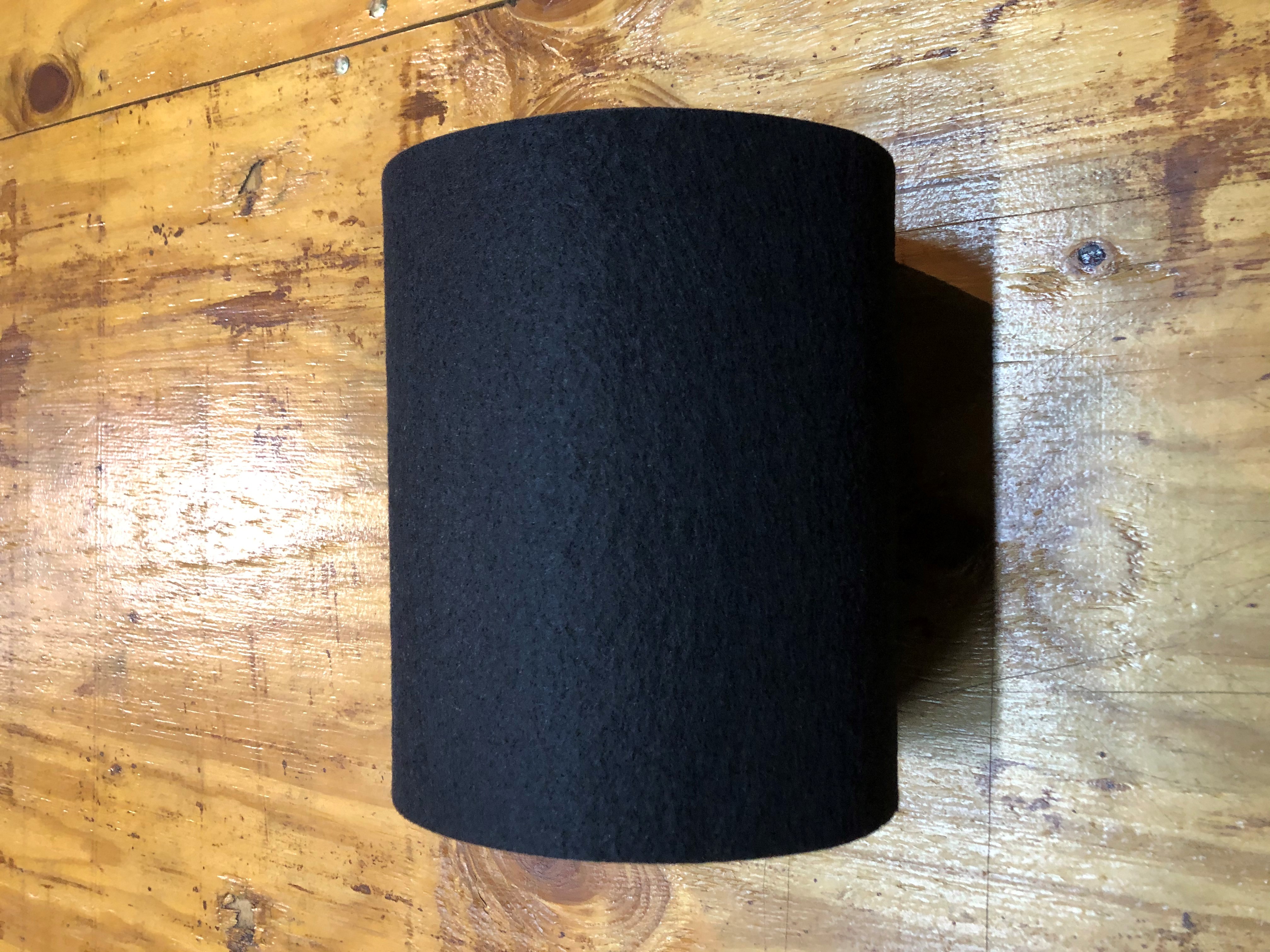 18 oz Marine Trailer Bunk Carpet - Black - 24"X50'
