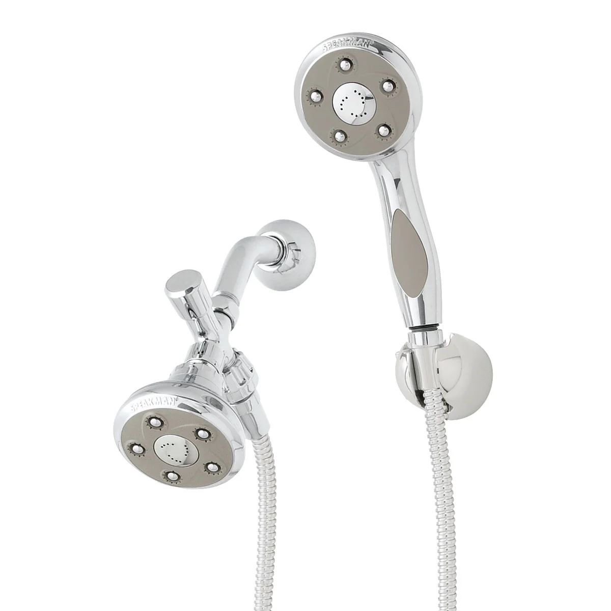 Speakman VS-112007 Napa Anystream 2.5 GPM Handheld Shower and Shower Head Combo, Polished Chrome