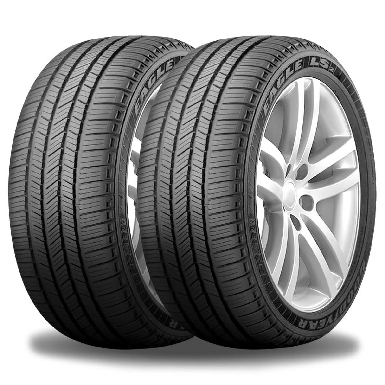 Pair of 2 Goodyear Eagle LS-2 P275/55R20 111S All Season Luxury Sport Performance Tire 706069165 / 275/55/20 / 2755520 Fits: 2018 Chevrolet Silverado