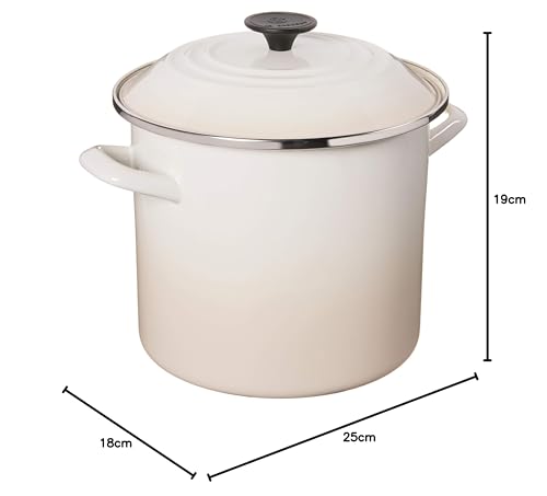 Le Creuset Enamel on Steel Stockpot, 10 qt., Olive
