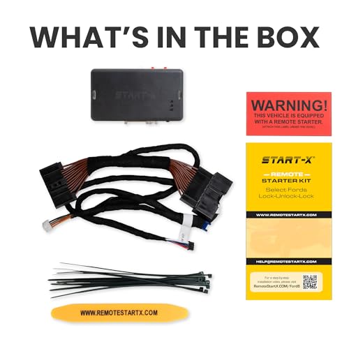 Start-X Remote Starter Kit for Ford F-150 (2015-2019), F-250 (2017-2019), Ranger 2019 | Plug n Play | Settings Enabled in The Dash