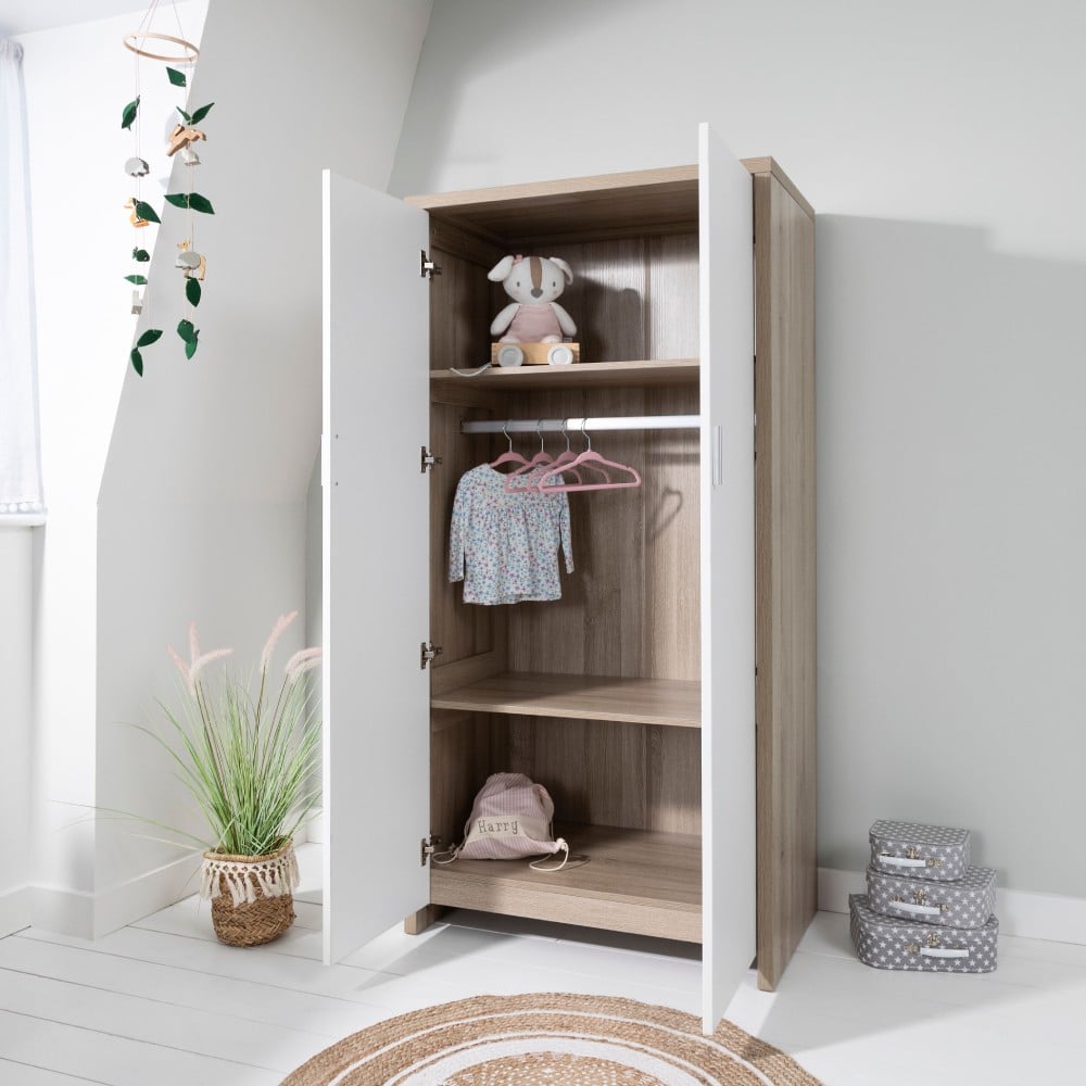 Tutti Bambini Modena Wardrobe – White Oak