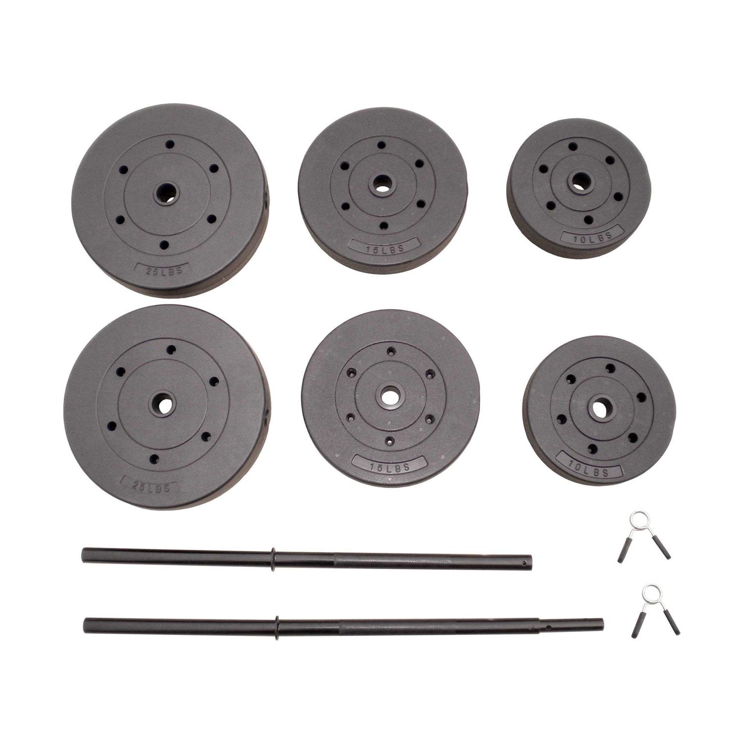Cap Barbell 100 lb Vinyl Weight Set - Sports Supplies Online Store