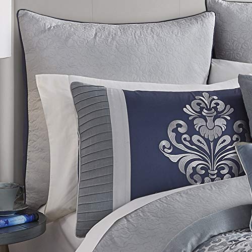 Riverbrook Home 100% Polyester Comforter Set, Queen, Hillcrest - Ivory/Gold, 9 Piece Set