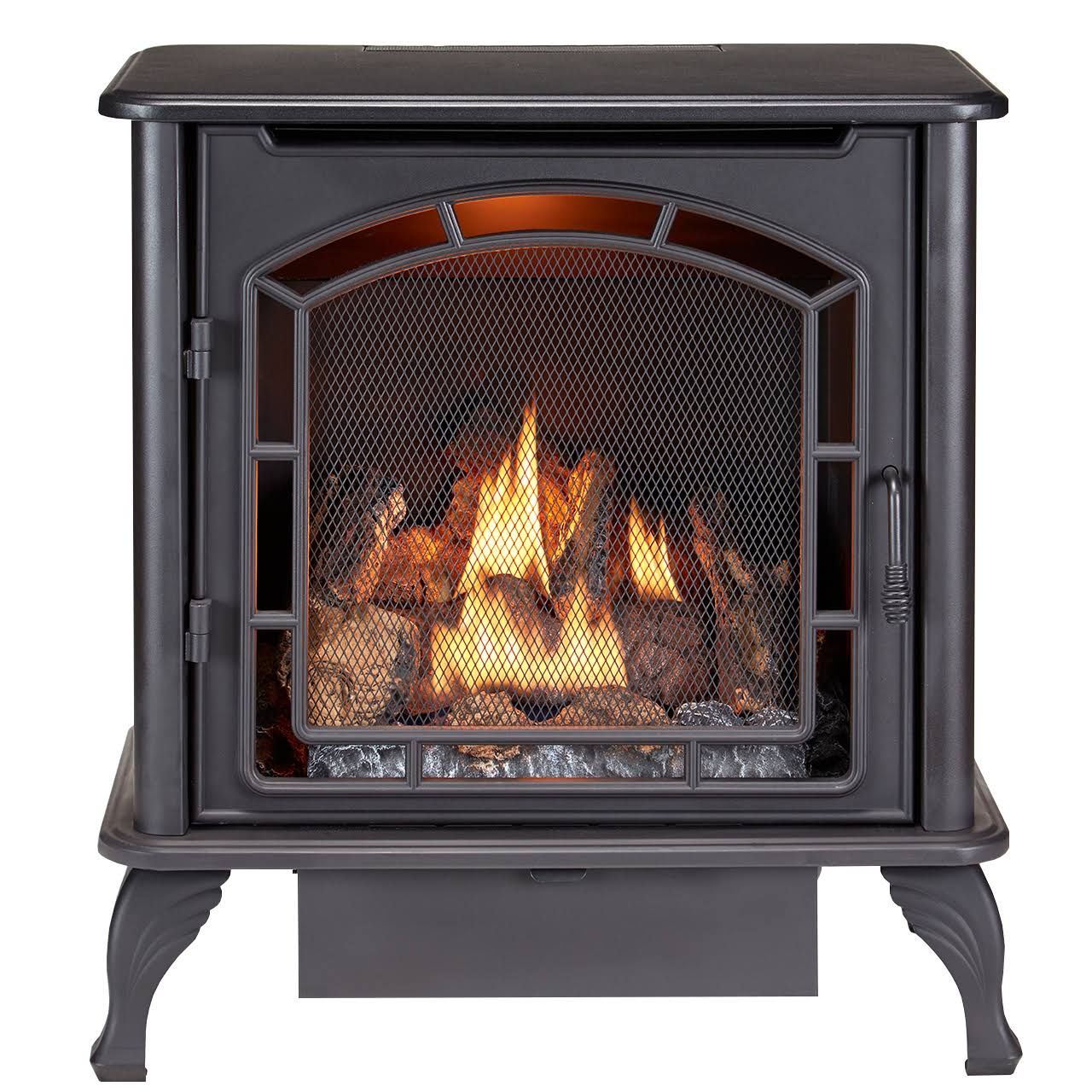 Duluth Forge DF25SMS Dual Fuel Vent Free GAS Stove Black