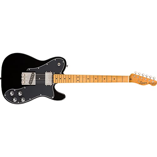 Squier Classic Vibe 70s Thinline Telecaster Electric Guitar, with 2-Year Warranty, Natural, Maple Fingerboard