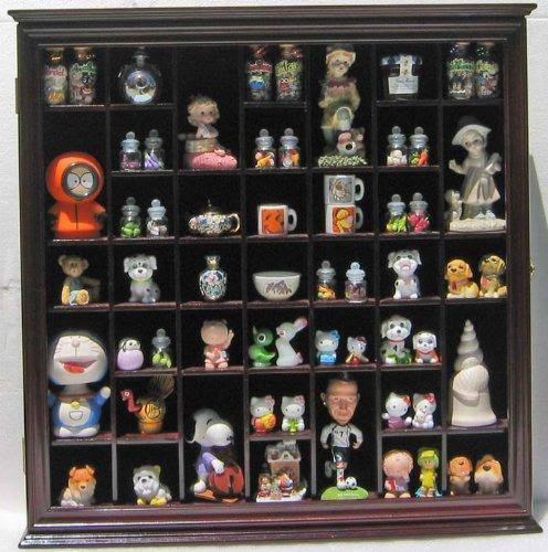 Collectible Display Case Wall Curio Cabinet Shadow Box, with Glass DOOR, CDSC03-CH