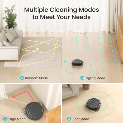 Lefant M3 Robot Vacuum, Robot Vacuum and Mop, 12000Pa Suction, Anti-Tangle Brushes, Dual Spinning Mop, Auto Mop Washing, Drying, Self-Emptying