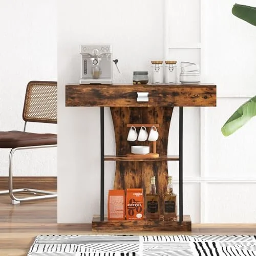 LNboomLife Console Table with  Drawer