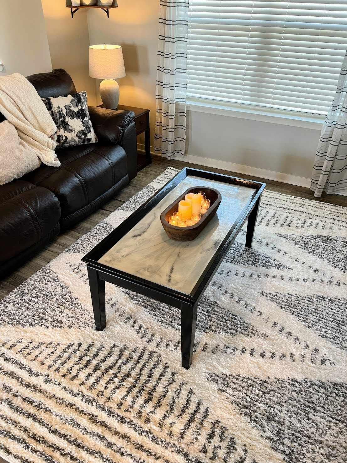 Hauteloom Trunding Moroccan Farmhouse Living Room Bedroom Shaggy Round Area Rug - Bohemian Shag Rug - Plush High Pile