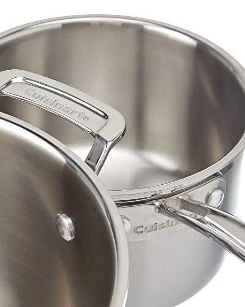Cuisinart MCP-7N MultiClad Pro Stainless-Steel Cookware 7-Piece Cookware Set - Silver