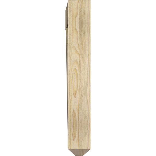 Ekena Millwork BKT04X24X28IMP04RDF 4x22W x 24x22D x 28x22H Imperial Craftsman Rough Sawn BRACKET, Douglas Fir