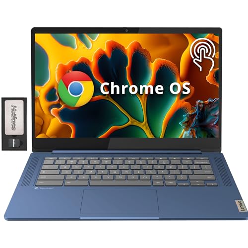 Lenovo IdeaPad Slim 3 Chromebook, 14&Prime; FHD IPS Anti-Glare Touchscreen, MediaTek Kompanio 520, 4GB LPDDR4X