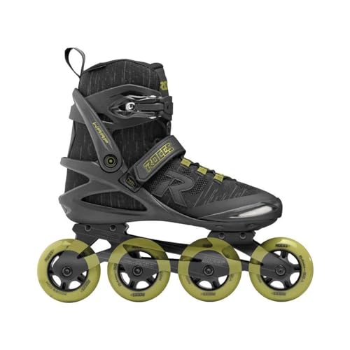 Roces Men's Warp Thread TIF Outdoor Breathable Fitness Comfortable Inline Skates | Memory Buckle, Easy Entry Boots