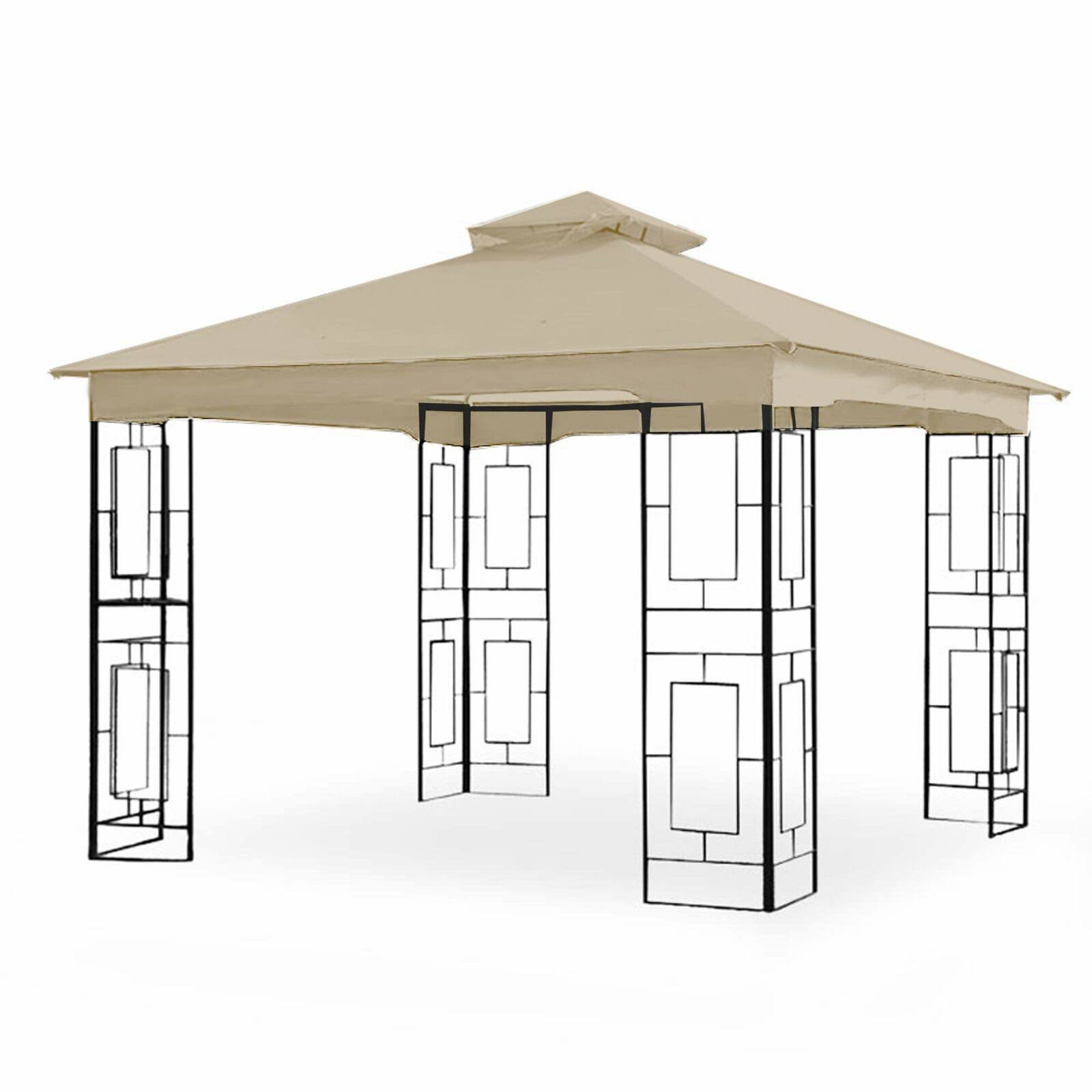 Garden Winds Replacement Canopy for The Treasures Geo Gazebo - Beige
