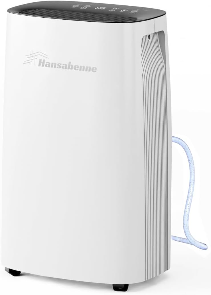 50-Pint Dehumidifier for Basement and Large Room - 4500 Sq. Ft, Quiet Dehumidifier for Large Capacity Room Home Bathroom Basements